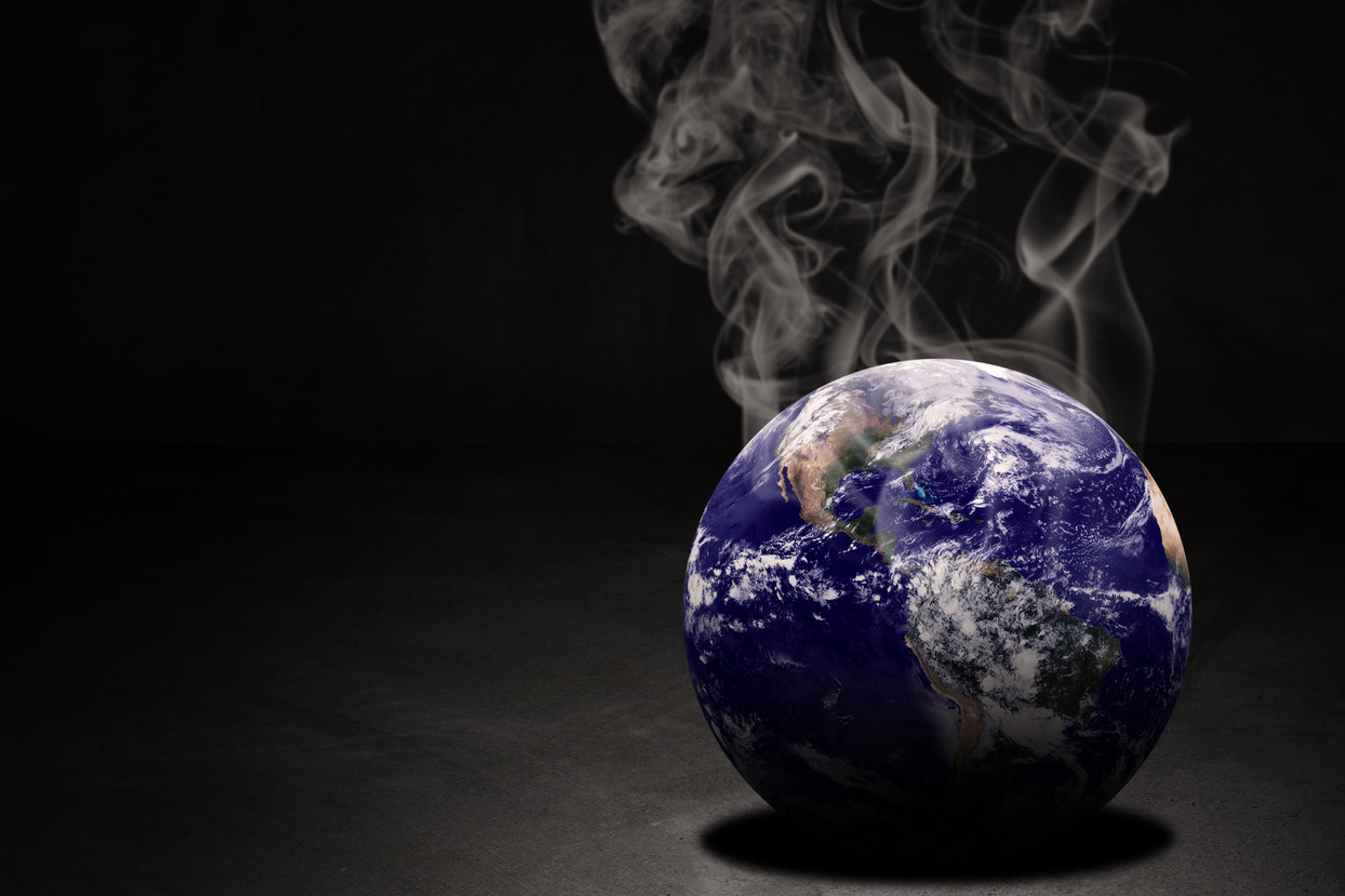 Global Warming and Pollution Concept, Climate Change